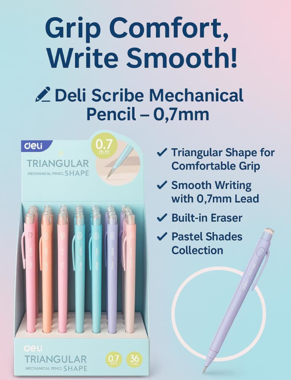 Mechanical Pencil 12cpcs