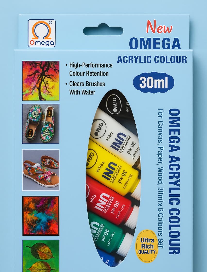 🎨 Omega Acrylic Colours 30ml Tubes