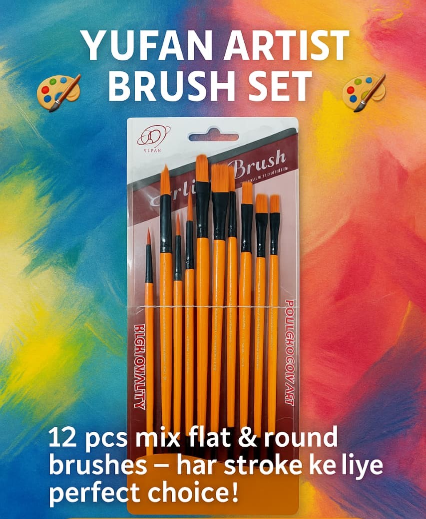 🎨 YUFAN ARTIST BRUSH SET 🎨 12 pcs