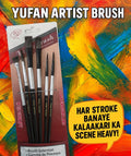 🎨 YUFAN ARTIST BRUSH SET 🎨 6 Pcs set