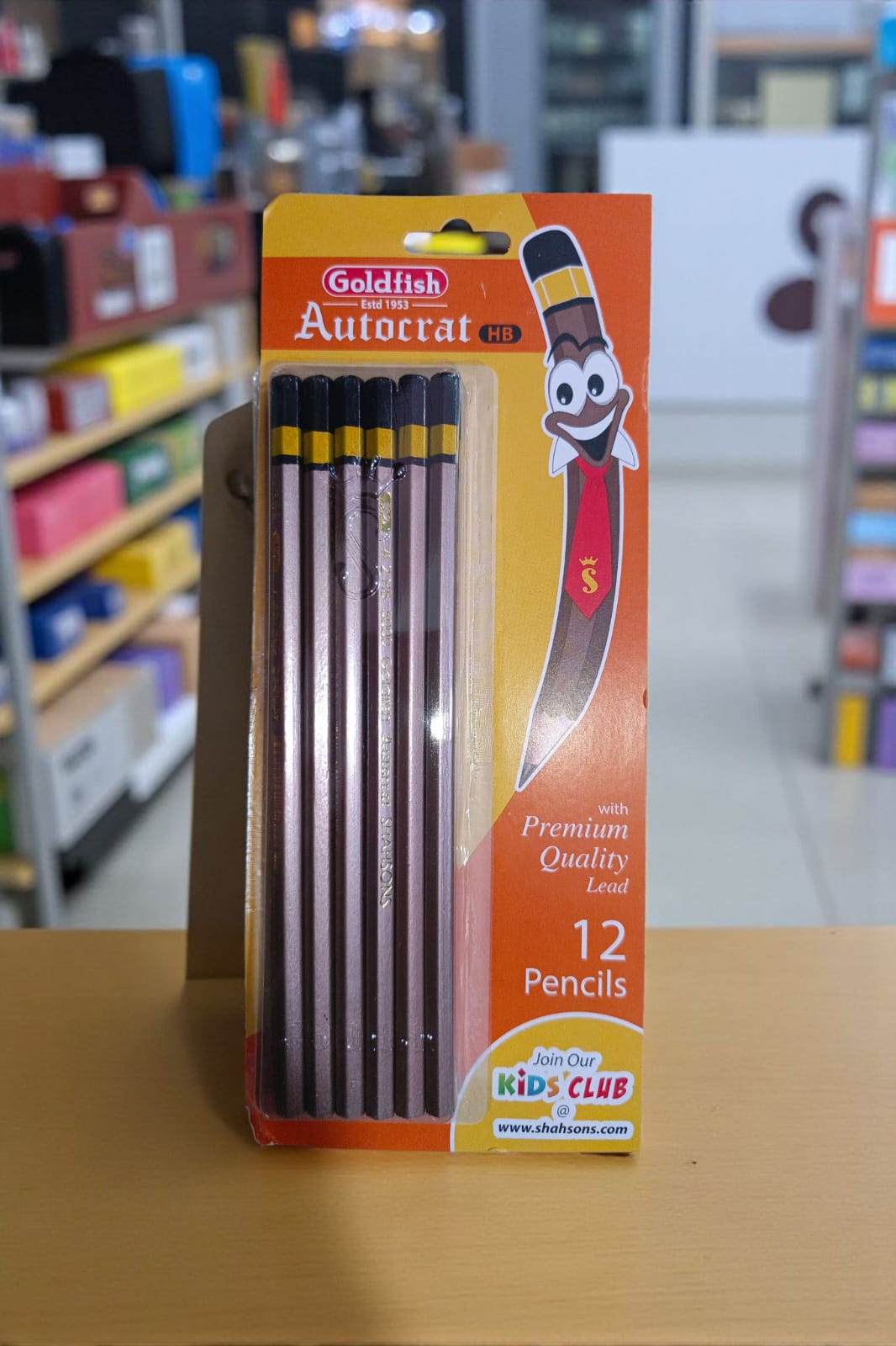 ✏ Goldfish Autocrat HB Pencils (Pack of 12)