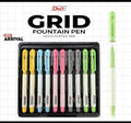 Dux Grid Fountain Pen ✒  (10 pcs)