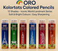 🌍 ORO Kolortots Coloured Pencils (12 colour pencils)